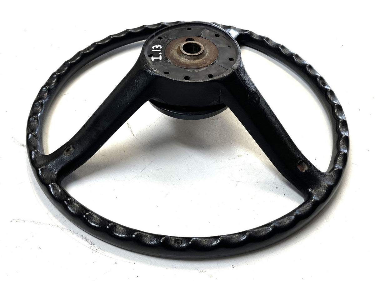 Jeep CJ Black Steering Wheel CJ5 CJ7 CJ8 76-86 AMC with Horn Button Factory