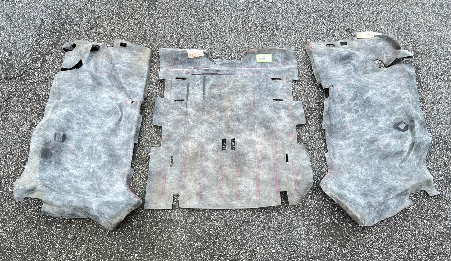 Jeep TJ Wrangler rear carpet black back seat area 03 04 05 06 fender wells