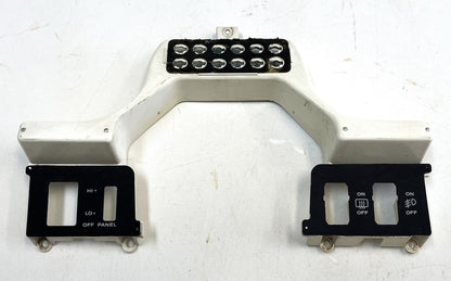 Jeep YJ Warning Dash Warning Light Indicator Bezel Fog Light n Defrost Wrangler