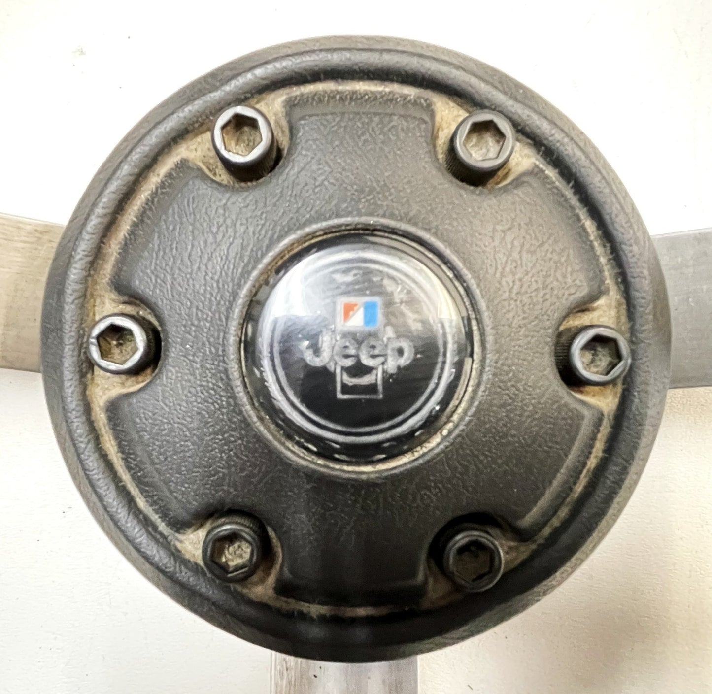 Jeep CJ Laredo steering wheel CJ5 CJ7 CJ8 factory 76-86 AMC black horn button