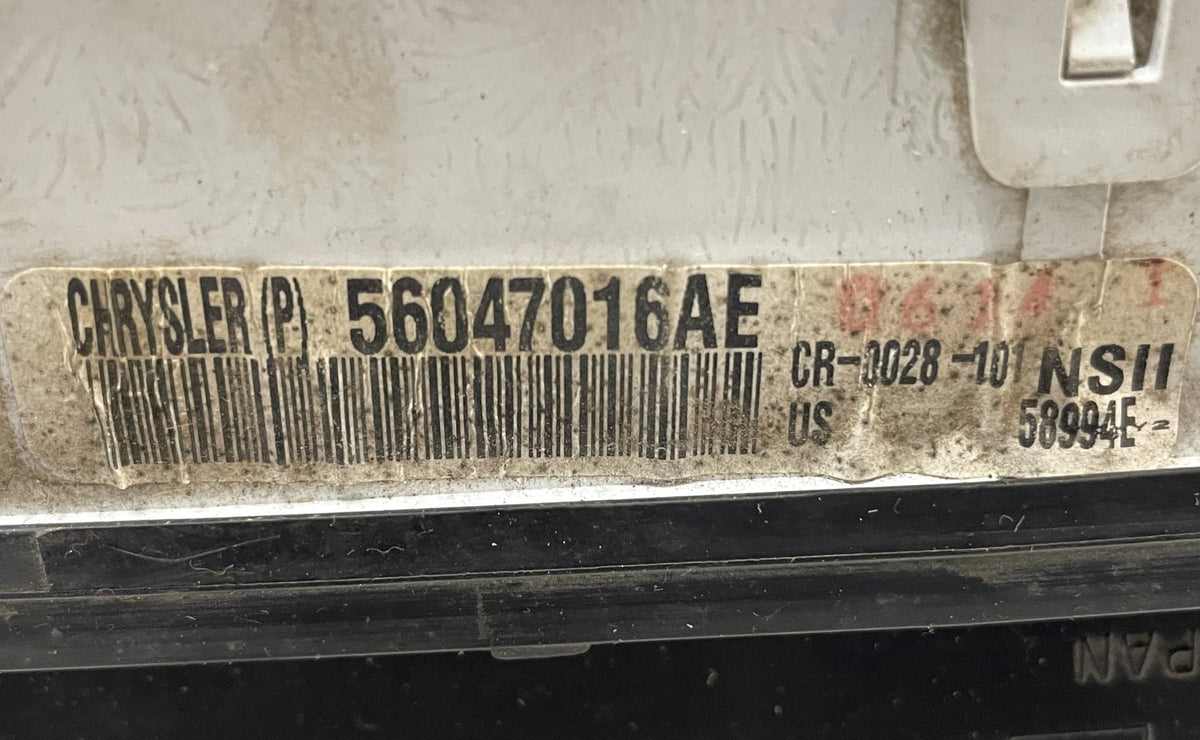 Jeep Wrangler TJ Gauge Cluster 56047016AE Tachometer Speedometer 260k fits 03 04
