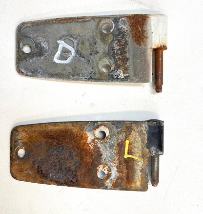 Jeep YJ Wrangler Door Hinge Set driver side hinges Left fits 87-91 FREE SHIP!