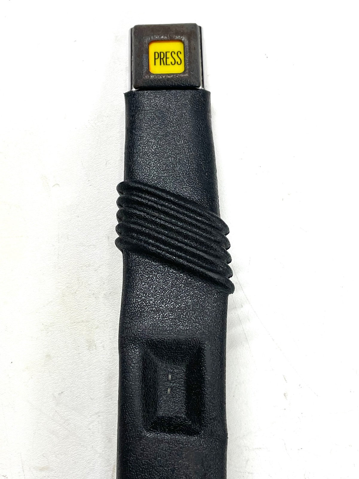 Jeep YJ Right Side Female Seat Belt End 92-95 Wrangler Long Passenger Buckle