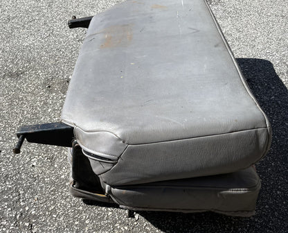 Jeep TJ Wrangler back Seat Grey factory folding rear fits 97-02 mount brackets