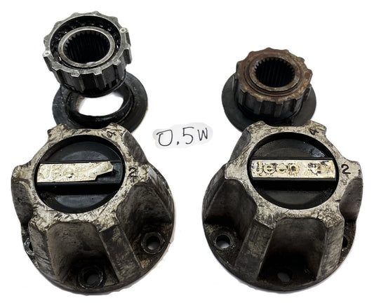 Jeep 6 bolt locking hubs CJ CJ5 CJ7 27 spline dana 30 front axle FREE SHIPPING!
