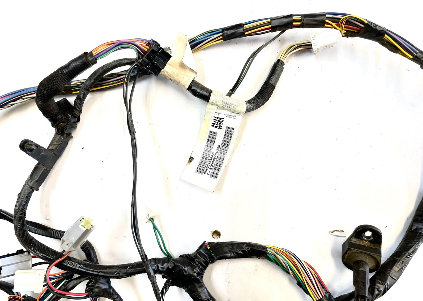2005 Jeep TJ Wrangler Dash Wire Harness wiring P56051634AA Cluster gauge gauges