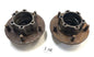 Jeep CJ5 drum brake bearing hub Dana 27  front axle (pair)