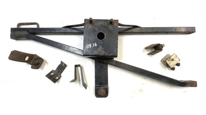 Jeep CJ Spare Tire Rack Carrier w/ Brackets CJ7 CJ8 Factory Swing Away Read Ad