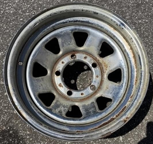 Jeep CJ factory chrome wheel 15"x 7" CJ5 CJ7 CJ8  Laredo 1985 !!