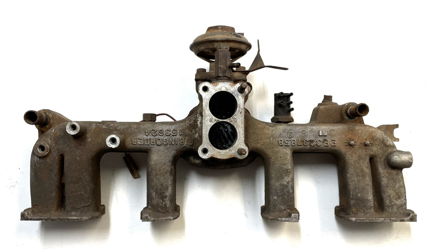 Jeep 4.2 Intake Manifold YJ CJ5 CJ7 CJ8 2 Barrel Aluminum AMC 258 EF3237858 Carb