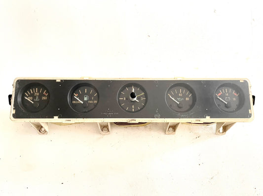 Jeep YJ gauge cluster 87-91 Wrangler center gauges clock fuel temp volt gas