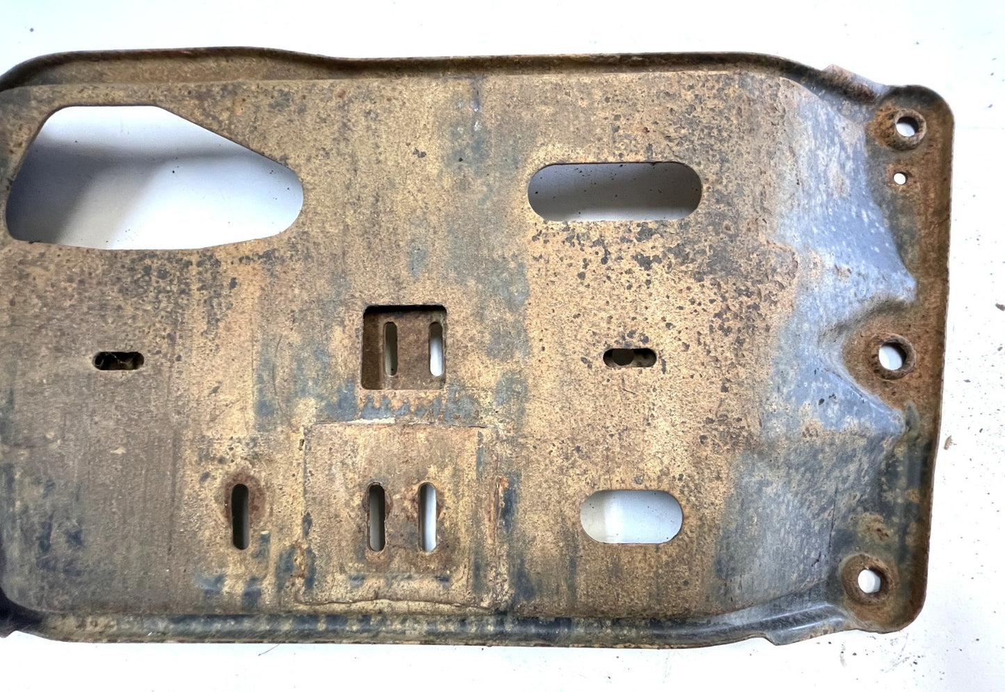 Jeep YJ transmission crossmember metal Mount Skid Plate Belly Pan 87-95 Wrangler