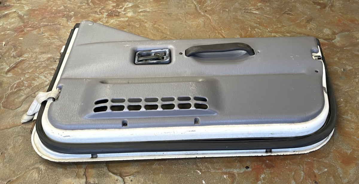Jeep TJ Wrangler half doors white left right door fits 97-06  grey mist panels