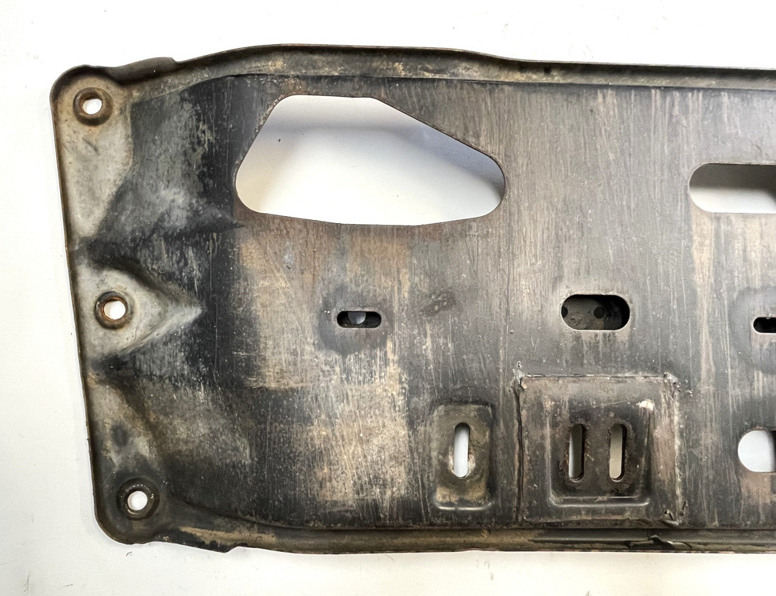 Jeep YJ transmission skid plate metal Mount Crossmember Belly Pan 87-95 Wrangler