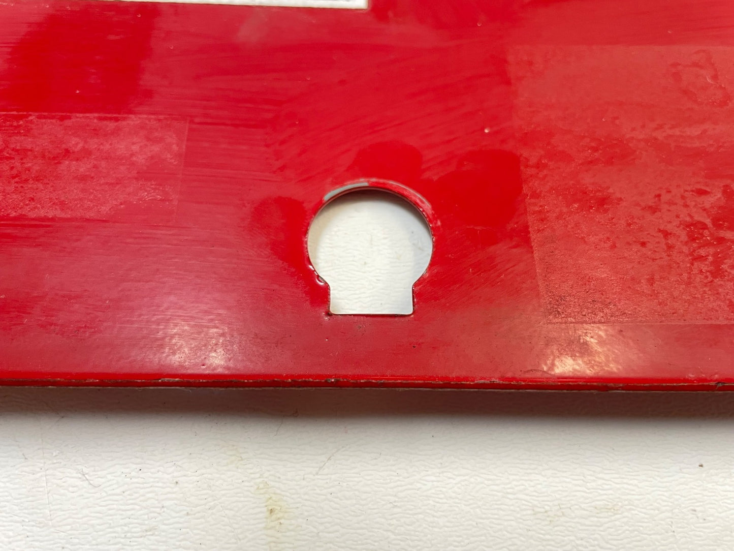 Jeep CJ glove box lid door CJ5 CJ7 CJ8 72-82 push button latch Red