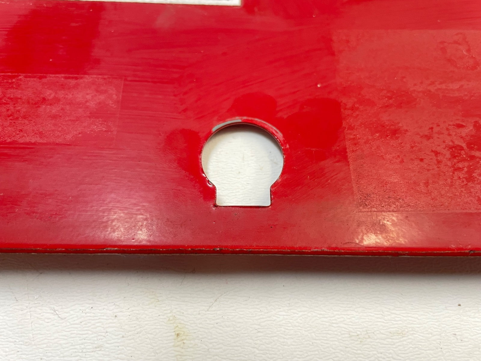 Jeep CJ glove box lid door CJ5 CJ7 CJ8 72-82 push button latch Red
