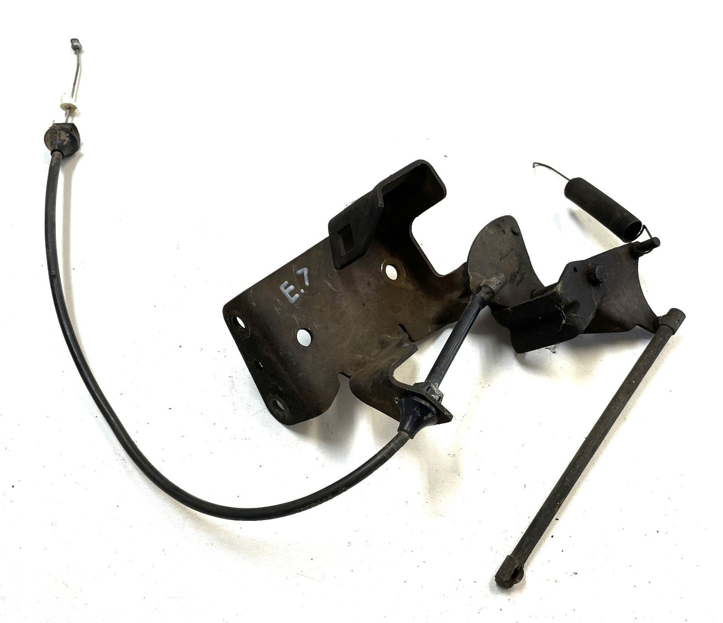 Jeep CJ six cylinder throttle linkage w/ rod and cable CJ5 CJ7 258 4.2 manifold