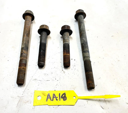 Jeep YJ Wrangler Power Steering Gear Box Bolts mount spacer FREE SHIP