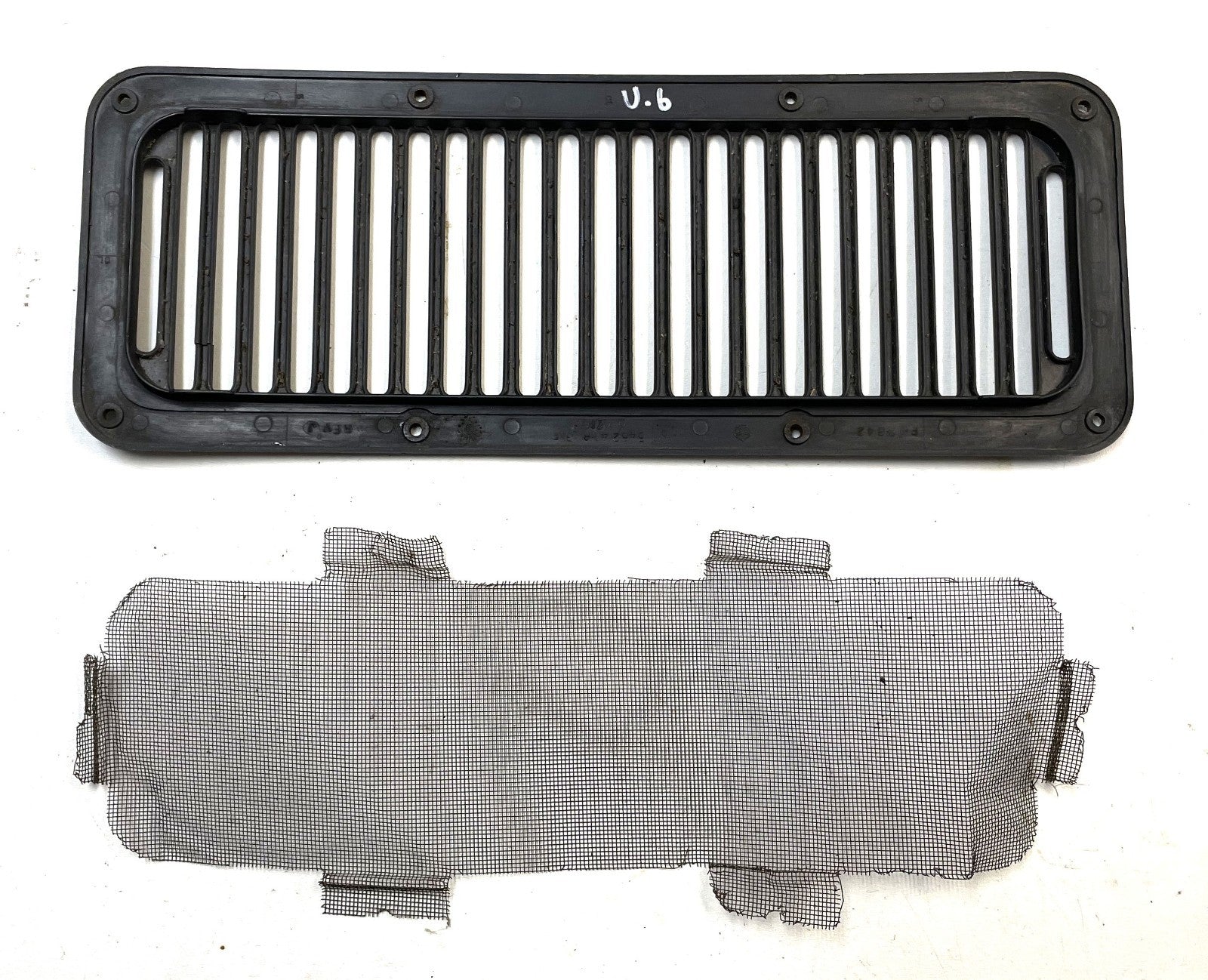 Jeep 8 Hole cowl vents w/ screen 87-95 YJ Wrangler black FREE SHIPPING