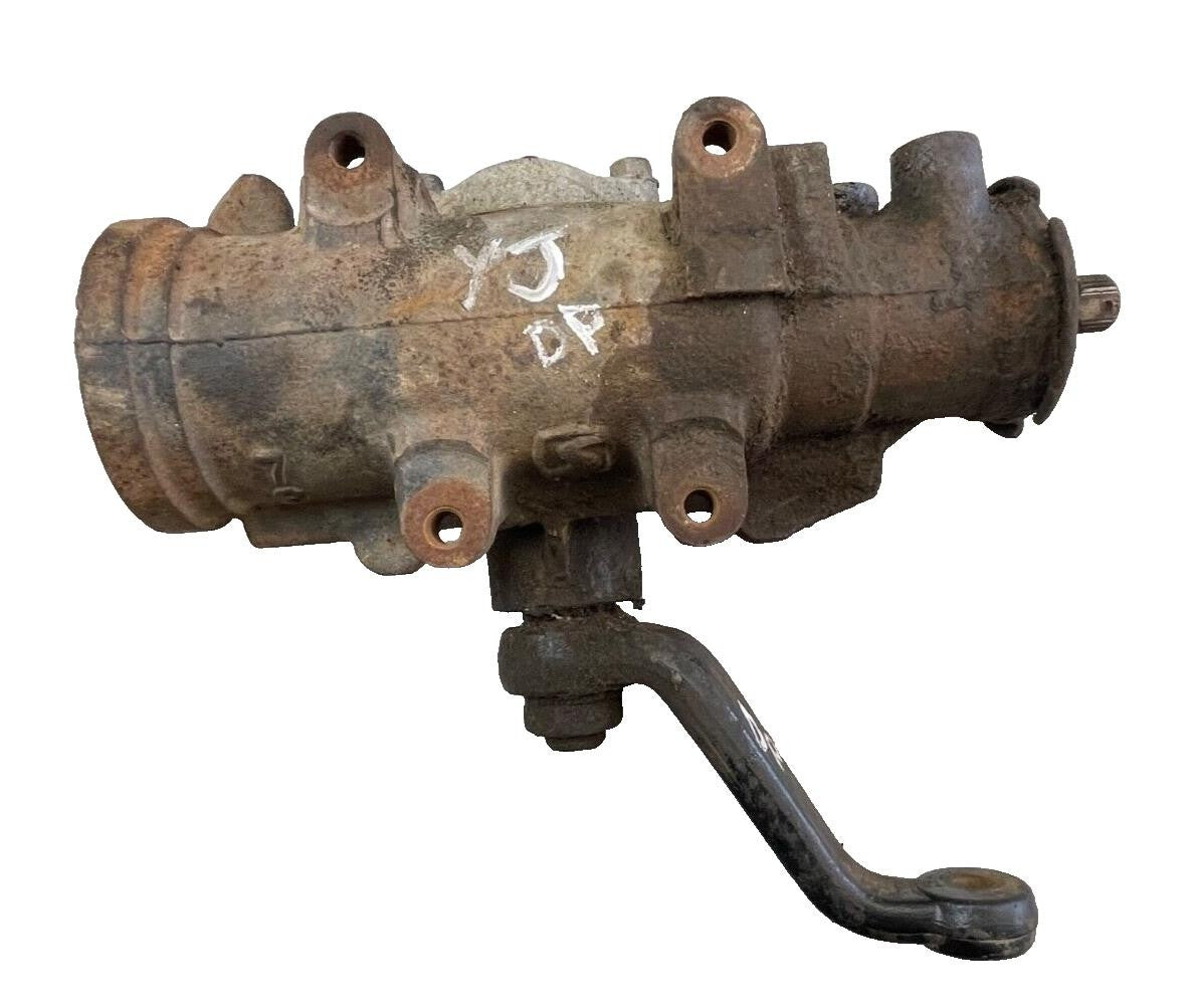 Jeep Wrangler YJ Power Steering Gear Box with DROP pitman arm 5691676