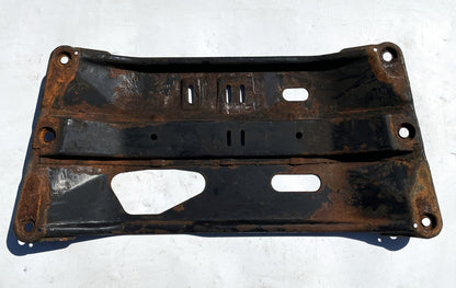 Jeep YJ transmission crossmember metal Mount Skid Plate Belly Pan 87-95 Wrangler