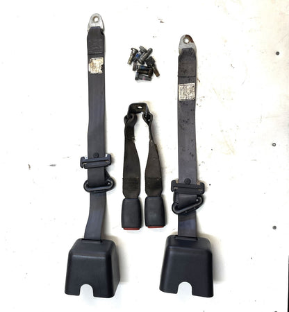 Jeep TJ rear seat belts fit 97-02 Wrangler shoulder belt female buckle back seat