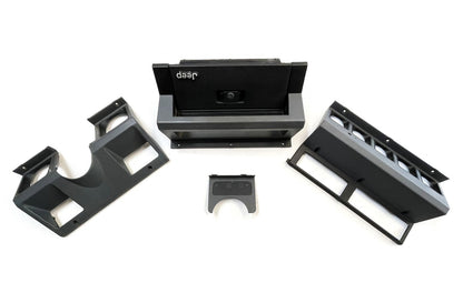Jeep YJ dash trim 87-95 Wrangler grey glove box column radio OE gray