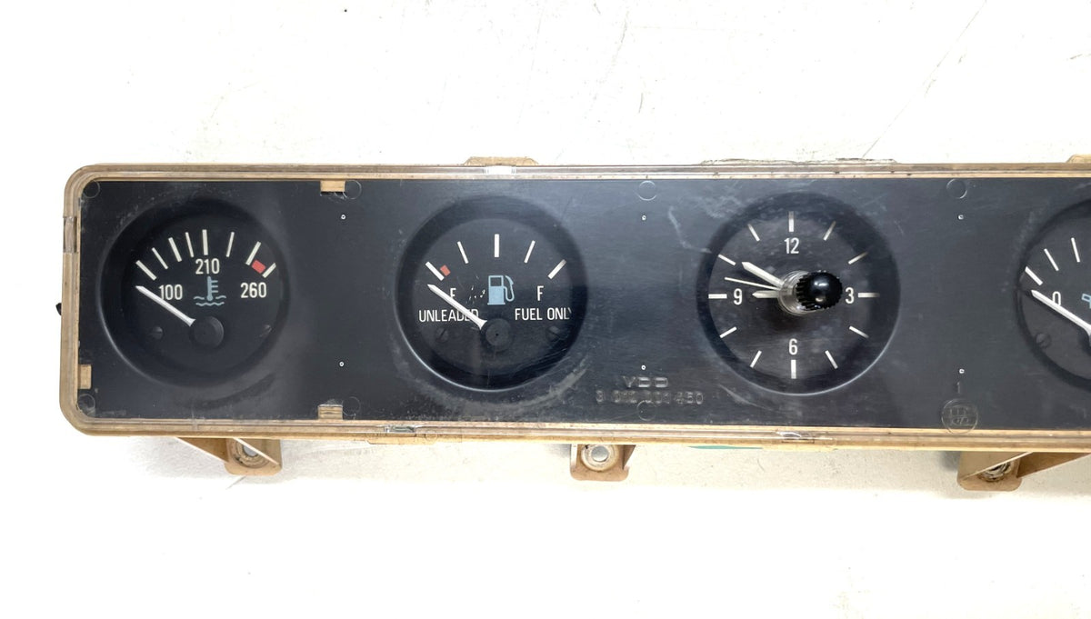 Jeep YJ gauge cluster 87-91 Wrangler center gauges clock fuel temp volt gas