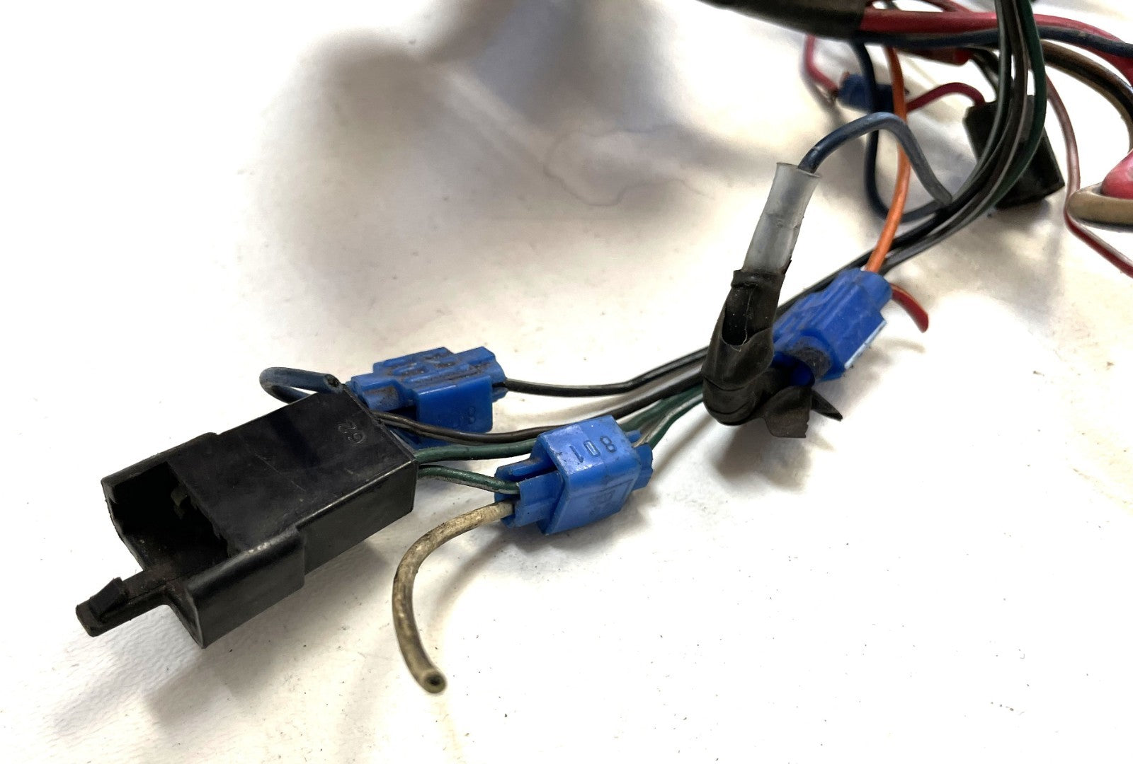 Jeep YJ Wrangler Dash wiring harness fits 87-90 wire fuse block gauges column