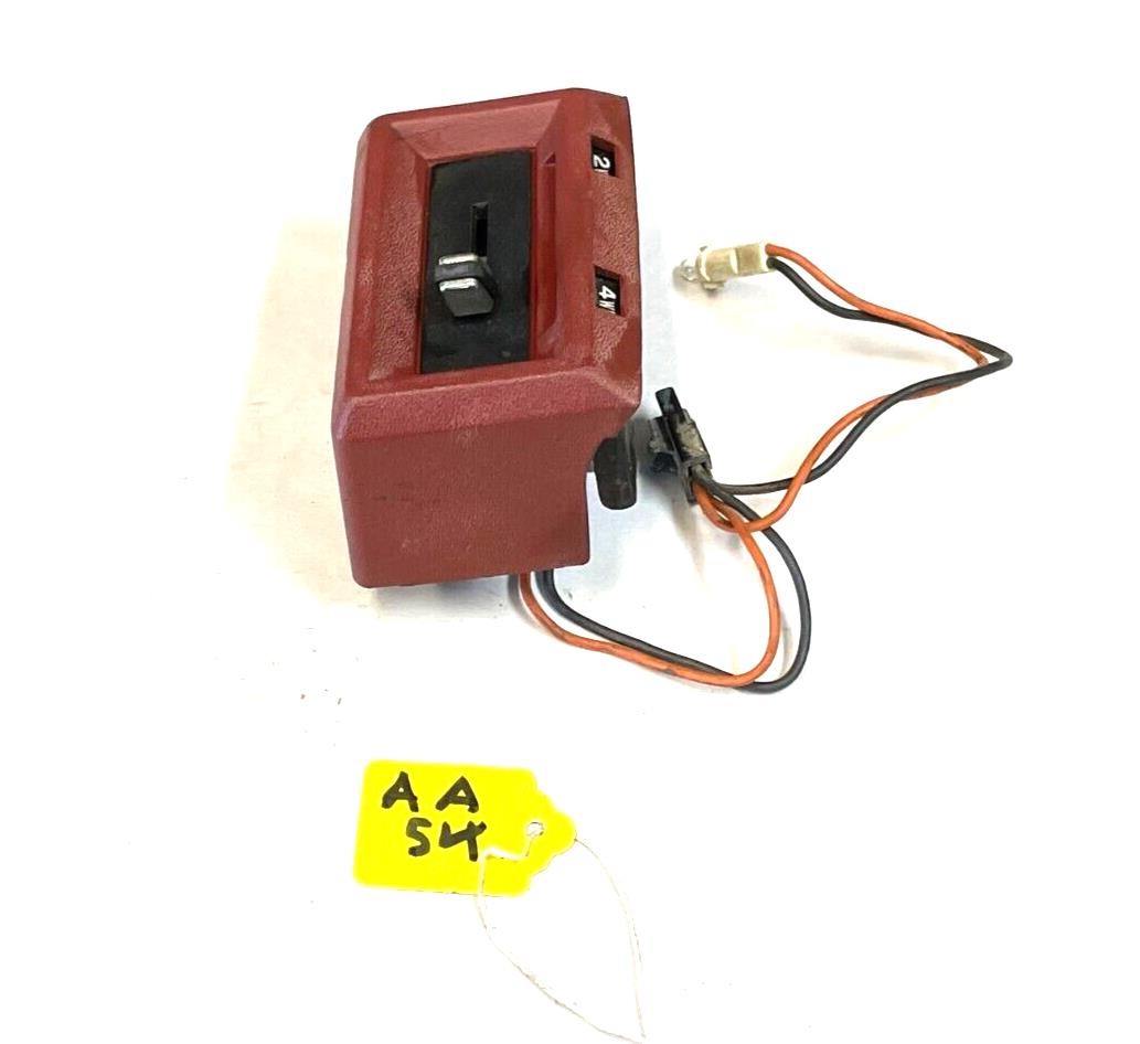 Jeep SJ Grand Wagoneer  4WD Vacuum Actuator Switch 4x4 Garnet Maroon fits 84-91