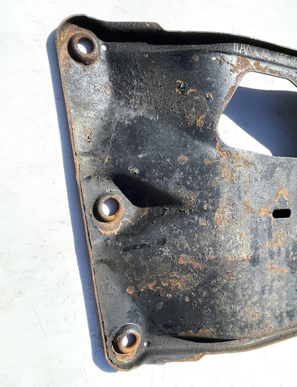 Jeep YJ transmission crossmember metal Mount Skid Plate Belly Pan 87-95 Wrangler