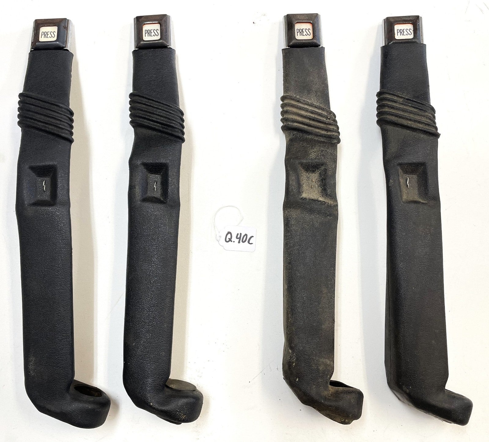 Jeep YJ Passenger Side Female Right Seat Belt End 92-95 Wrangler Long