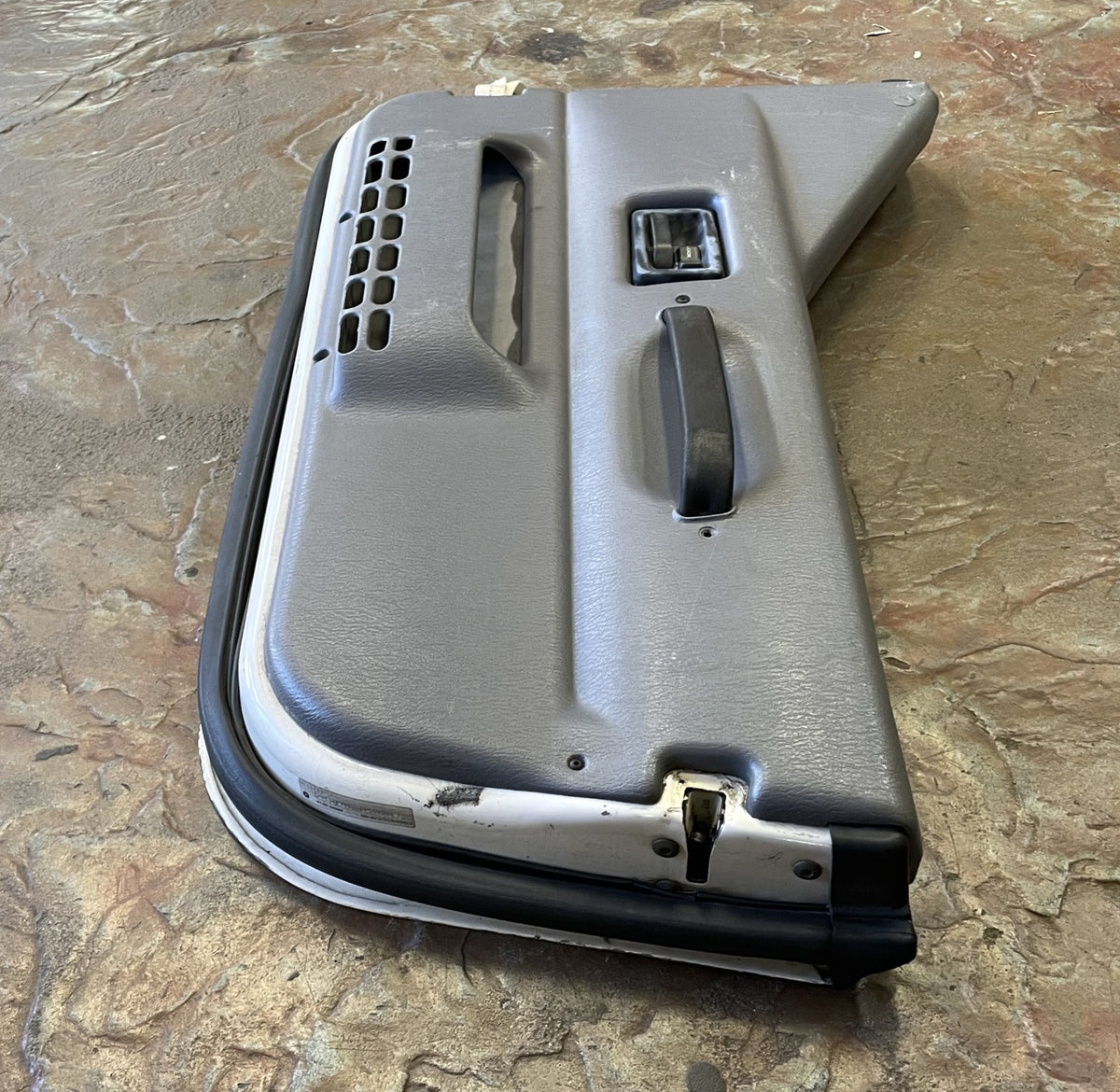 Jeep TJ Wrangler half doors white left right door fits 97-06  grey mist panels