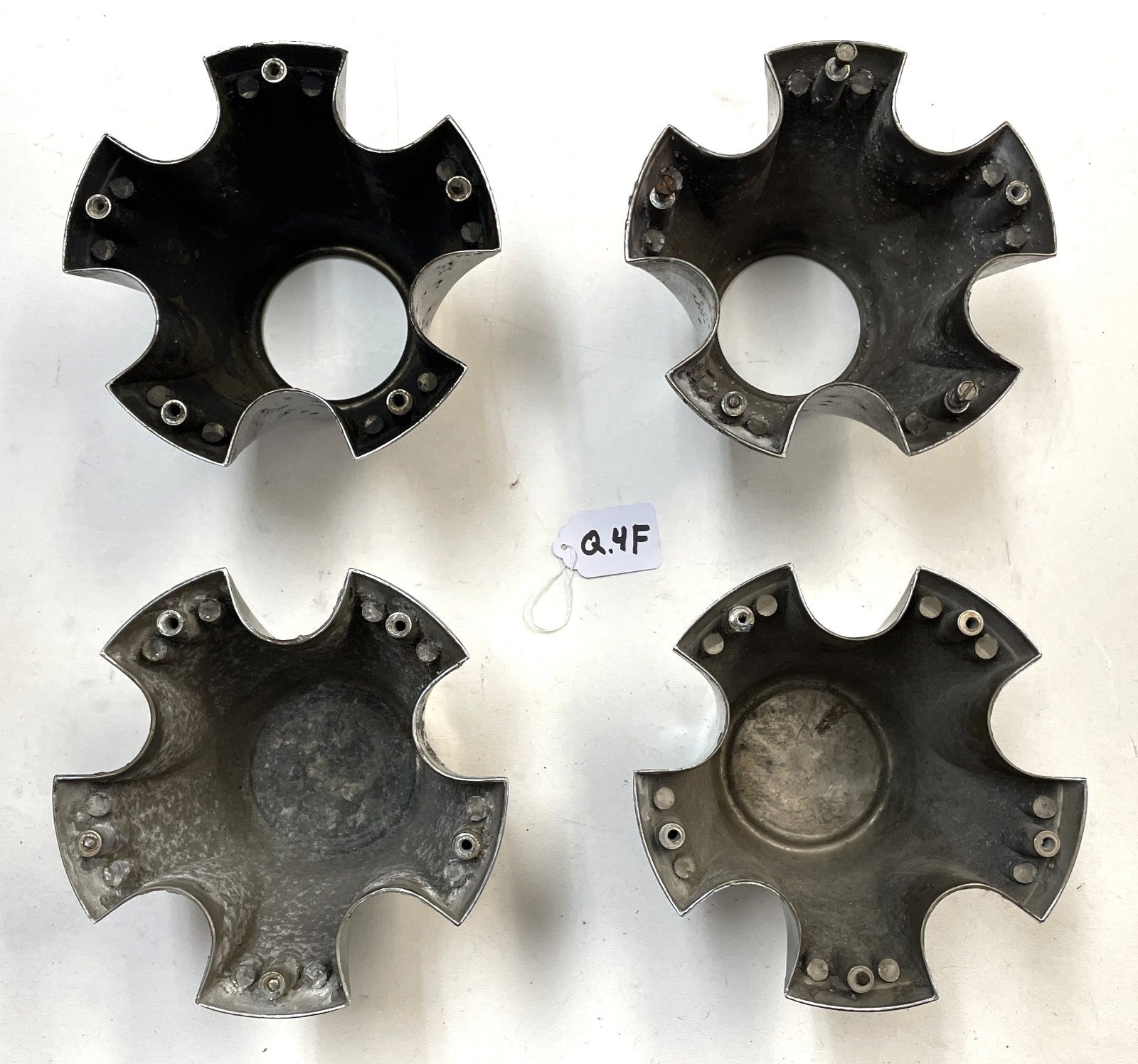 Jeep CJ center caps CJ5 CJ7 FACTORY chrome wheel Centers Laredo cap READ AD
