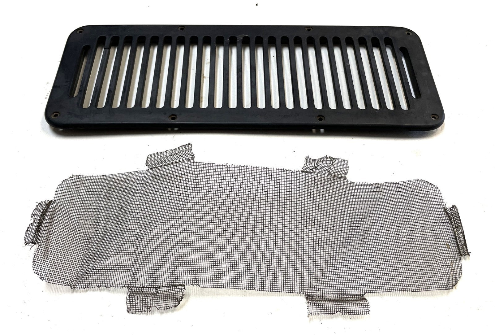 Jeep 8 Hole cowl vents w/ screen 87-95 YJ Wrangler black FREE SHIPPING