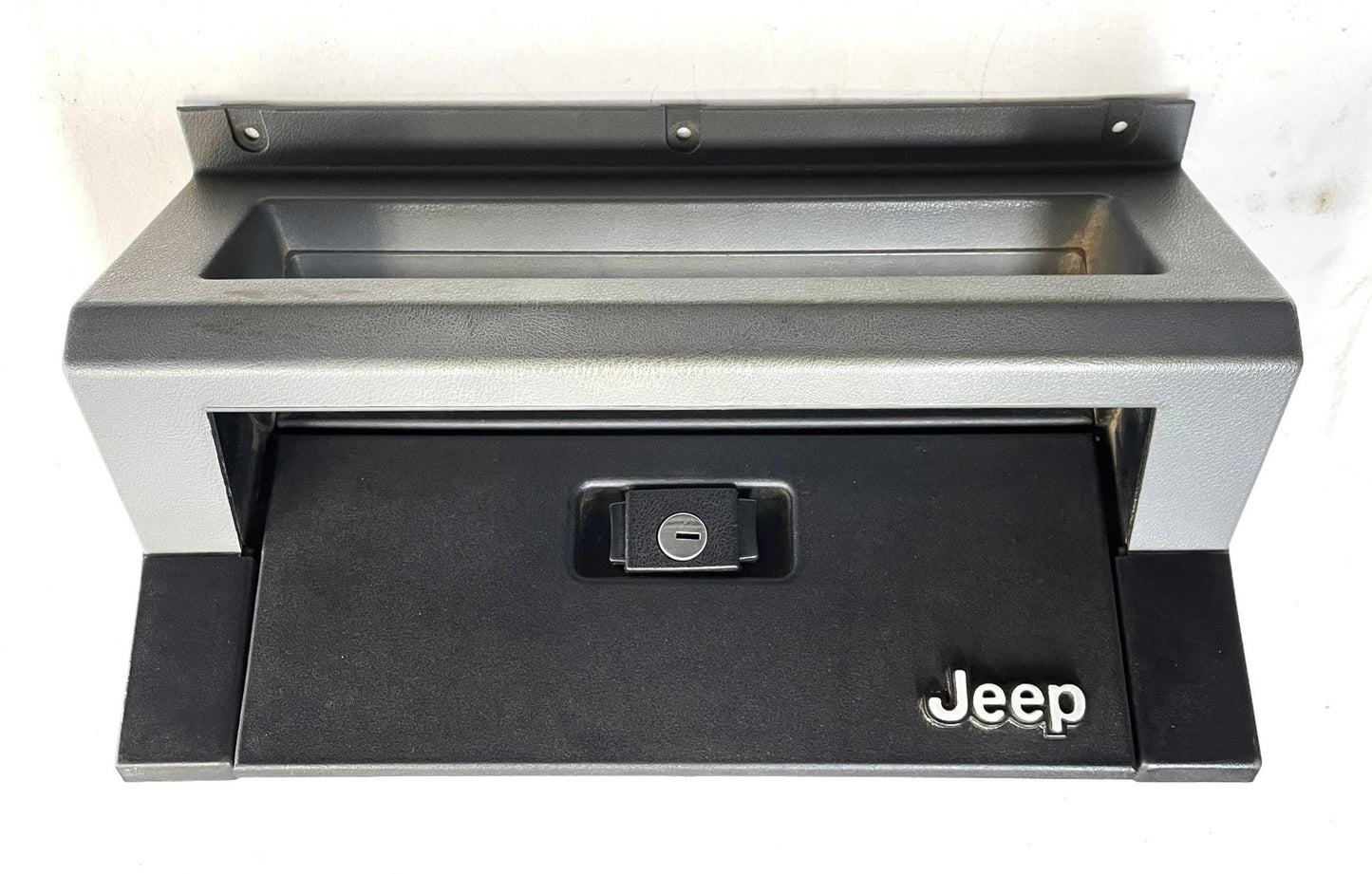 Jeep YJ dash trim 87-95 Wrangler grey glove box column radio OE gray