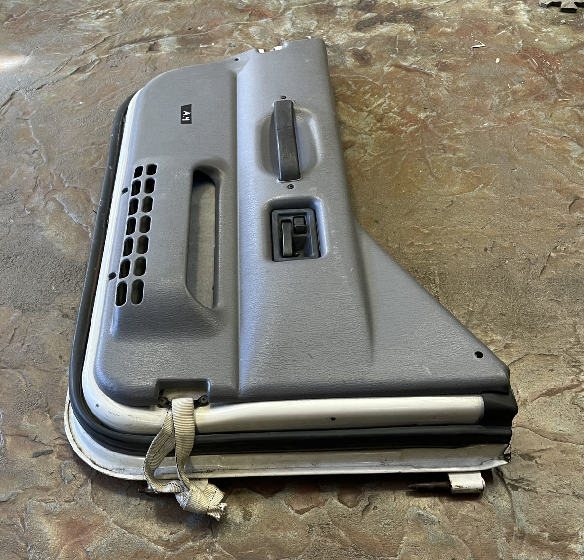 Jeep TJ Wrangler half doors white left right door fits 97-06  grey mist panels
