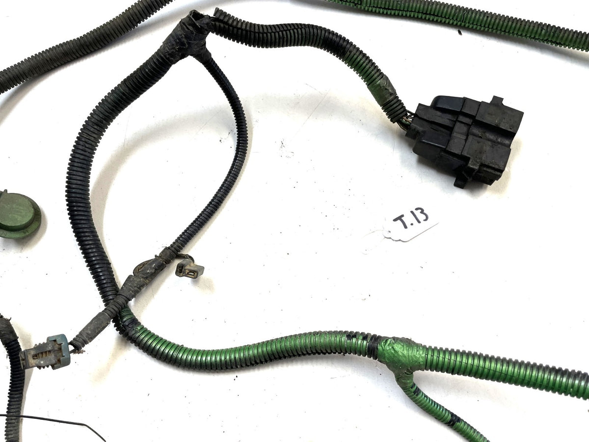 94 - 95 Jeep YJ Wrangler headlight wire harness grill wiring turn signal horn