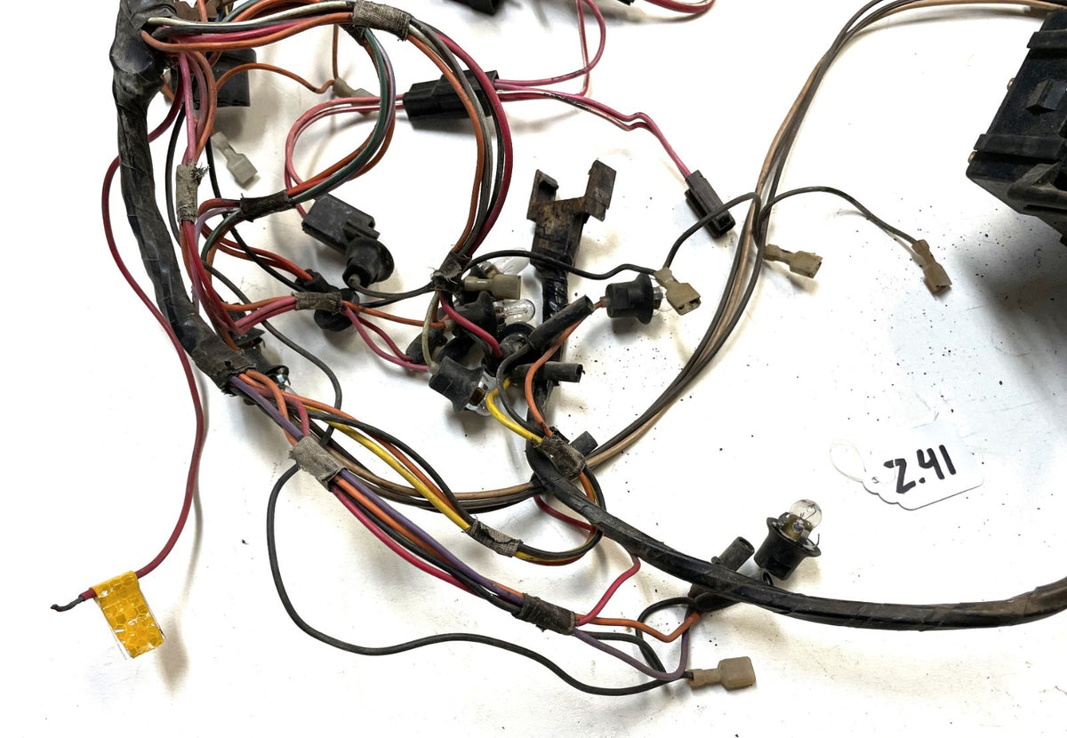 83-86 Jeep CJ Dash Wire Harness CJ5 CJ7 Gauge Wiring Panel Fuse Block FREE SHIP!