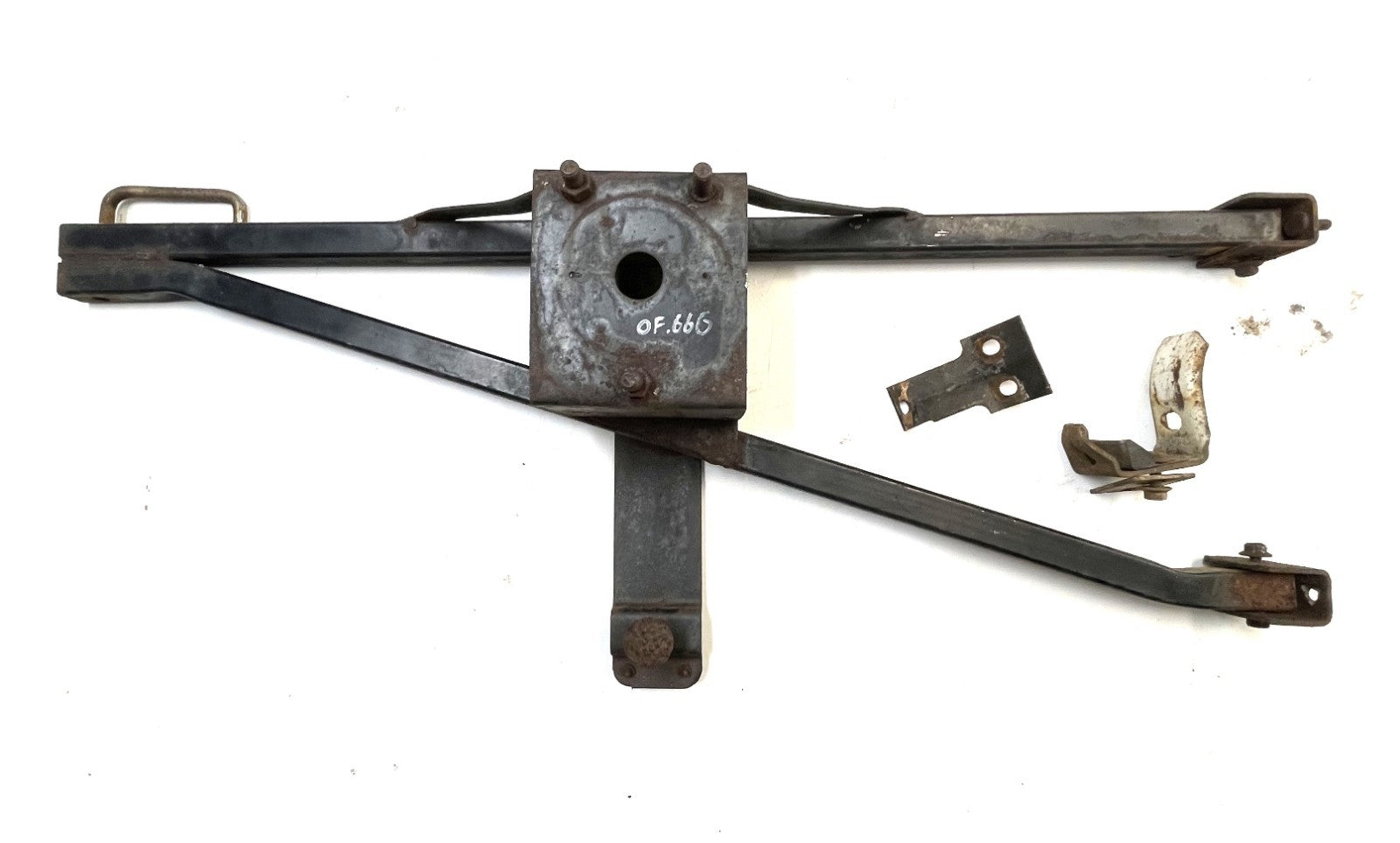 Jeep CJ Spare Tire Rack Carrier CJ7 CJ8 Factory Swing Away w/ Brackets FREE SHIP
