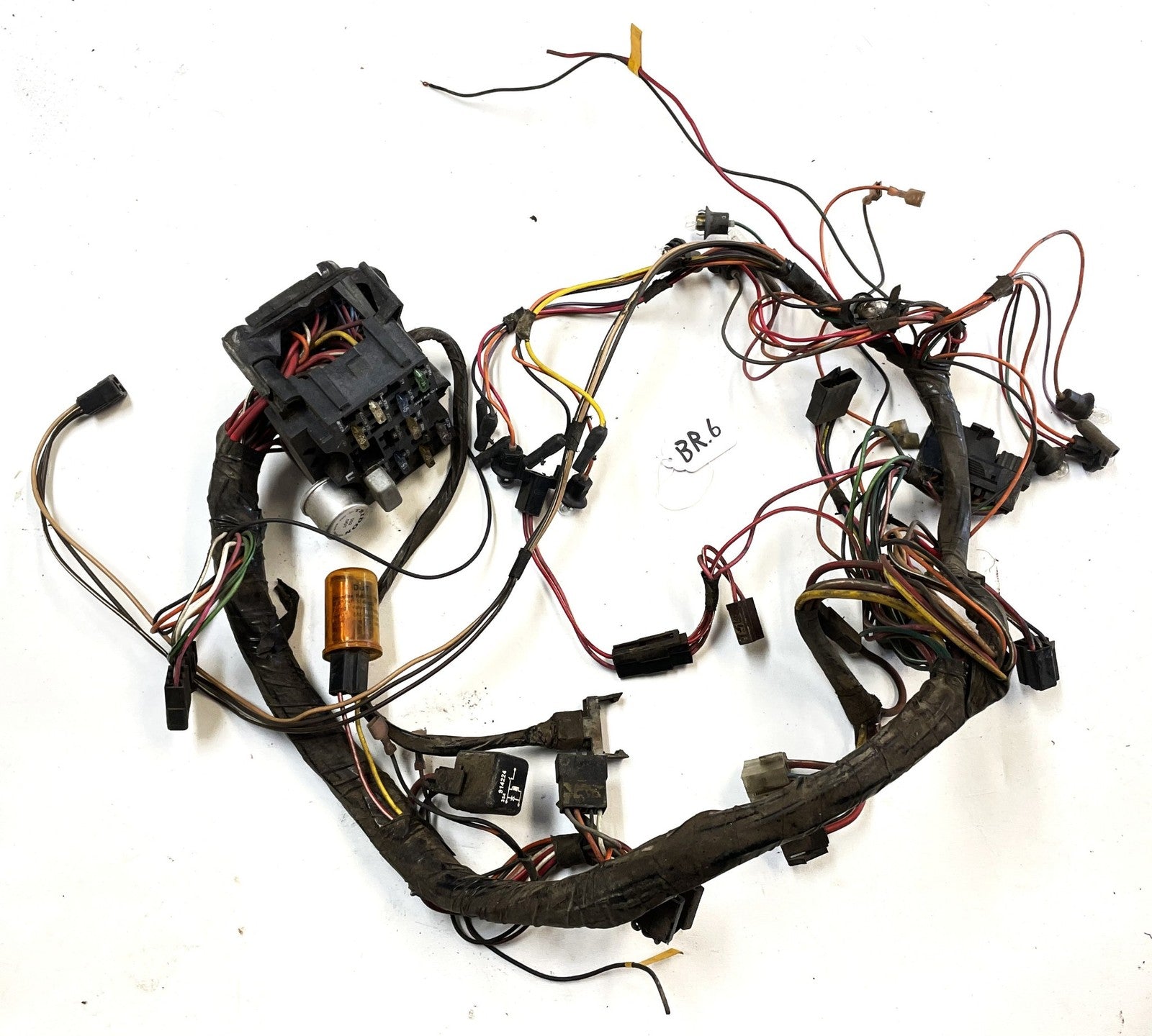 83-86 Jeep CJ Dash Wire Harness CJ5 CJ7 Wiring Under Gauge Panel Fuse Block