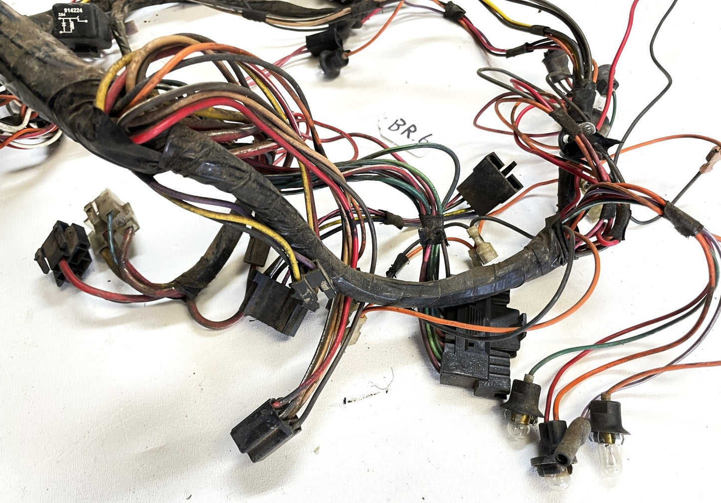 83-86 Jeep CJ Dash Wire Harness CJ5 CJ7 Wiring Under Gauge Panel Fuse Block