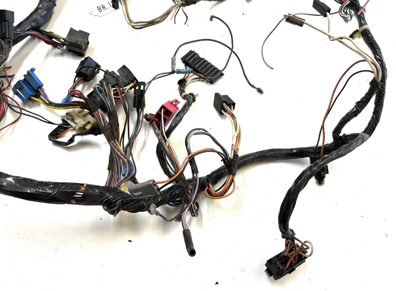 Jeep YJ Wrangler Dash wiring harness fits 87-90 wire fuse block gauges column