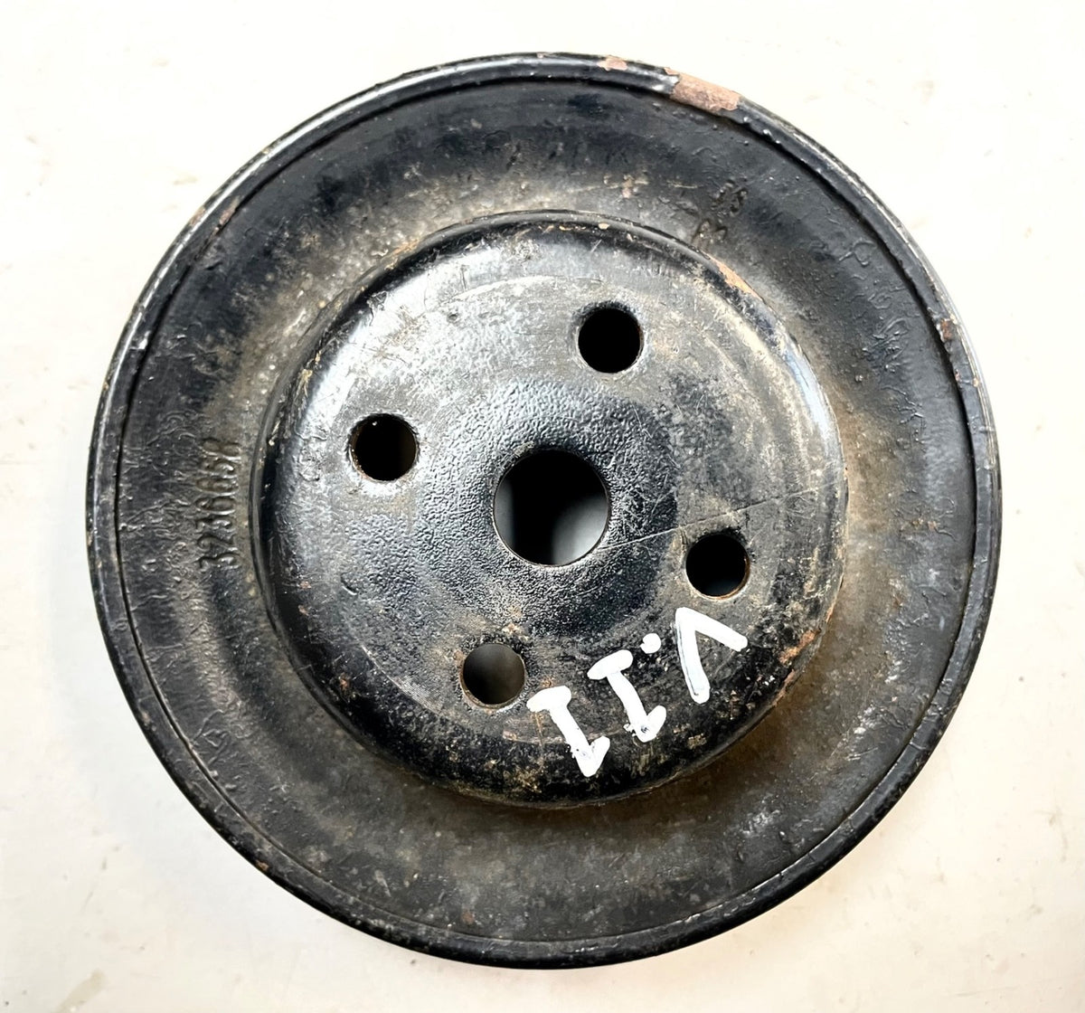 Jeep 6 cylinder Water Pump Fan Pulley 2 groove 4.2 YJ CJ7 3236658 258 FREE SHIP