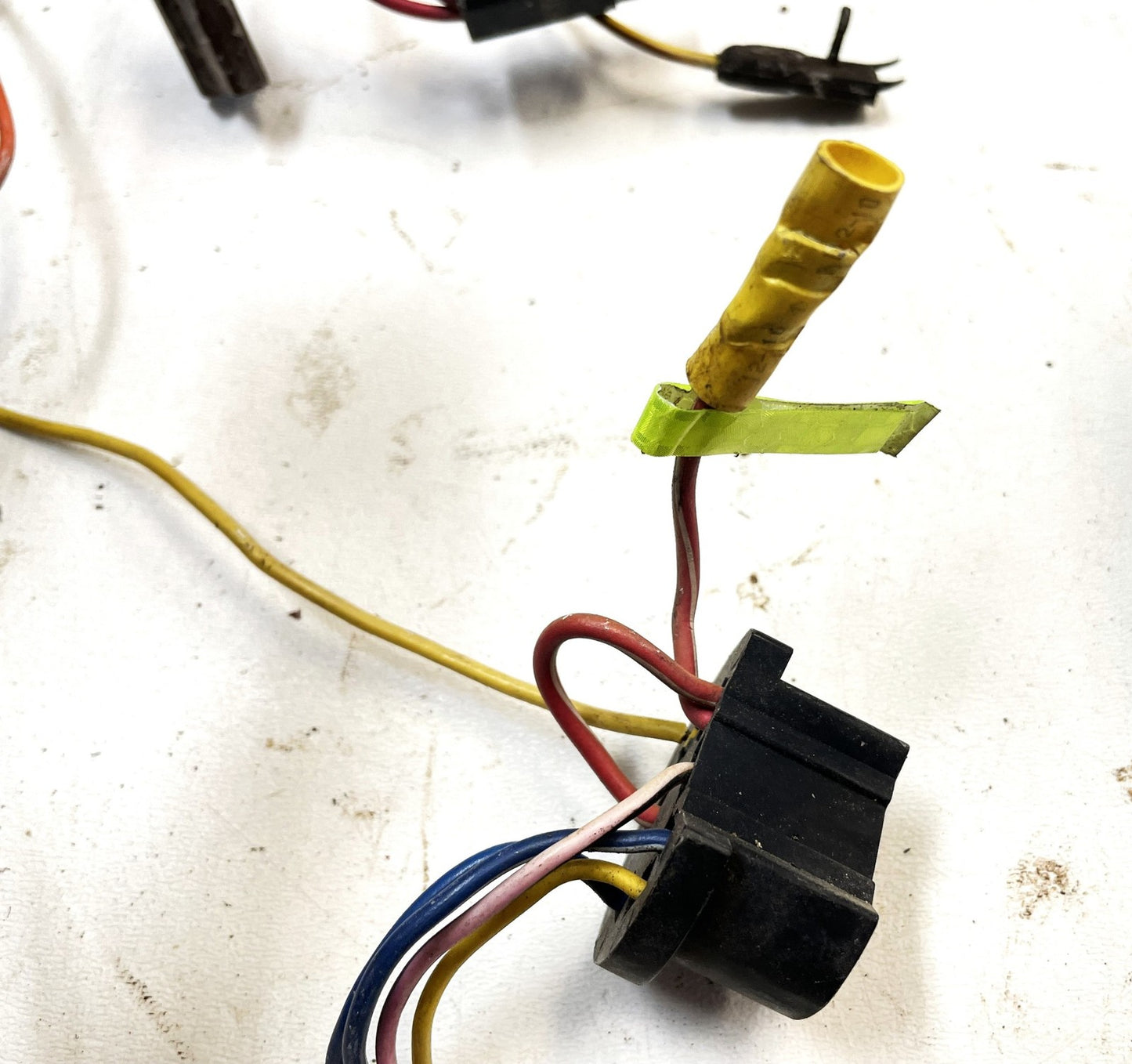 83-86 Jeep CJ5 CJ7 CJ8 dash wiring harness gauge panel fuse block PARTS HARNESS