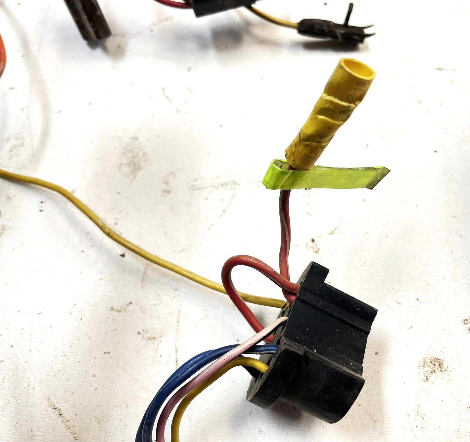 83-86 Jeep CJ5 CJ7 CJ8 dash wiring harness gauge panel fuse block PARTS HARNESS