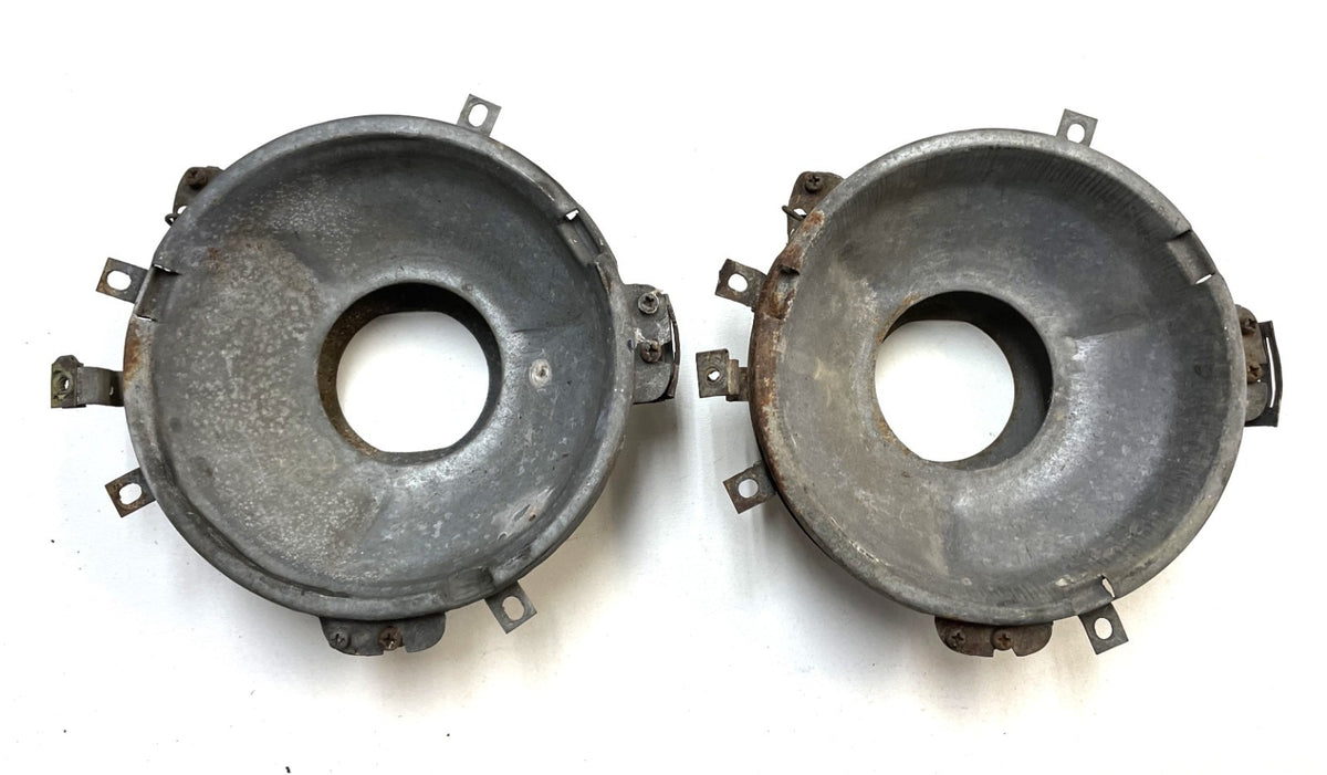 72-86 Jeep CJ headlight buckets CJ5 CJ7 CJ8 headlights basket adjuster grille