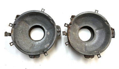 72-86 Jeep CJ headlight buckets CJ5 CJ7 CJ8 headlights basket adjuster grille