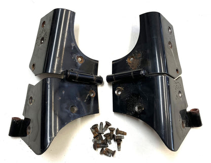 Jeep TJ Windshield Hinges 97-06 Wrangler Left Right Hinge Black FREE SHIP