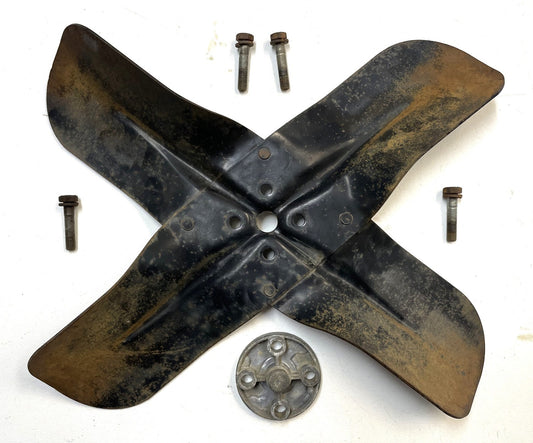 Jeep CJ four cylinder cooling fan CJ5 CJ7  CJ8 AMC GM 151 IRON DUKE